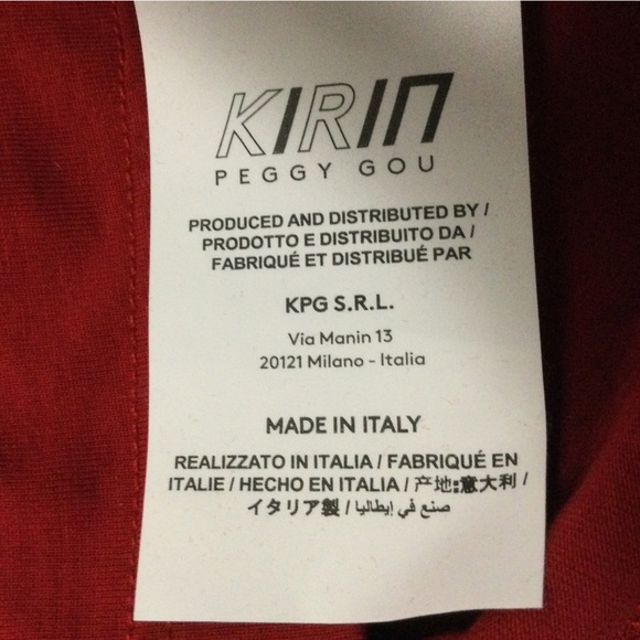 Kirin Personal DJ Red Cotton Designer Tee Women’s Size M - Picture 9 of 9